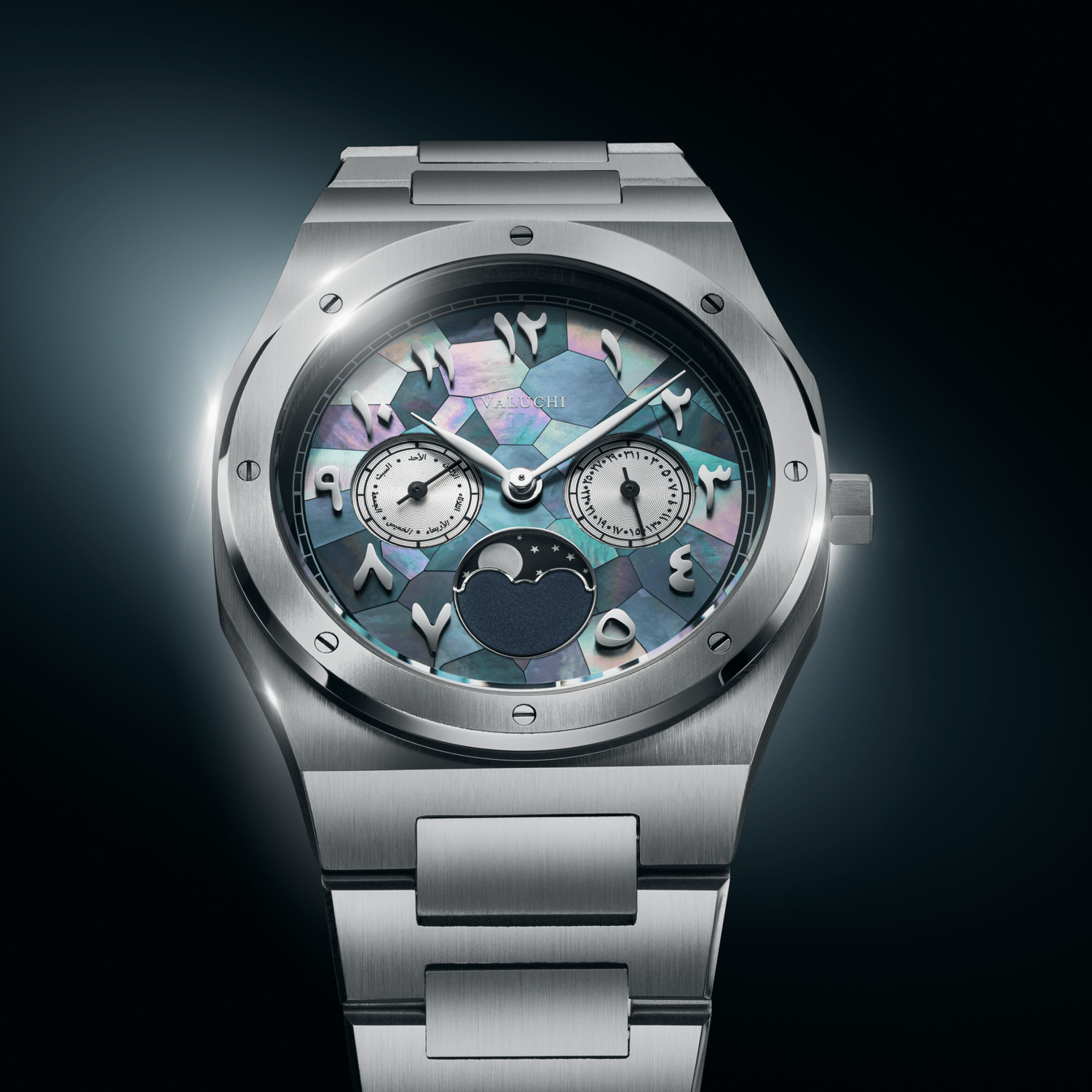 Dual Calendar - Mosaic Mother of Pearl - Valuchi