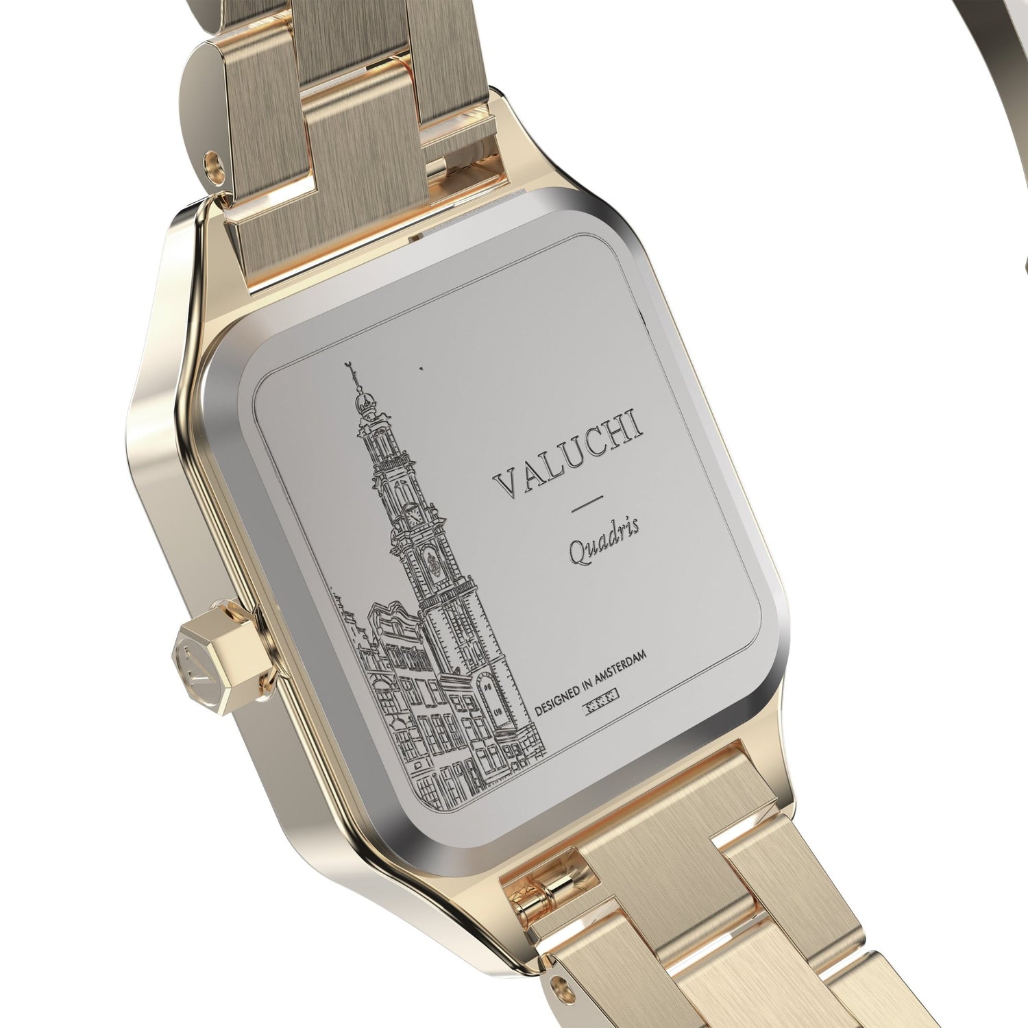 Quadris Watch Yellow Gold - 21mm - Valuchi