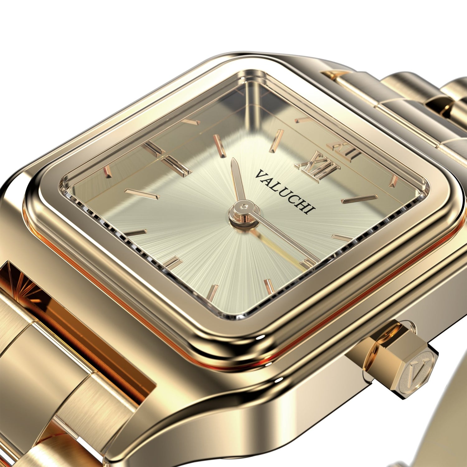 Quadris Watch Yellow Gold - 21mm - Valuchi