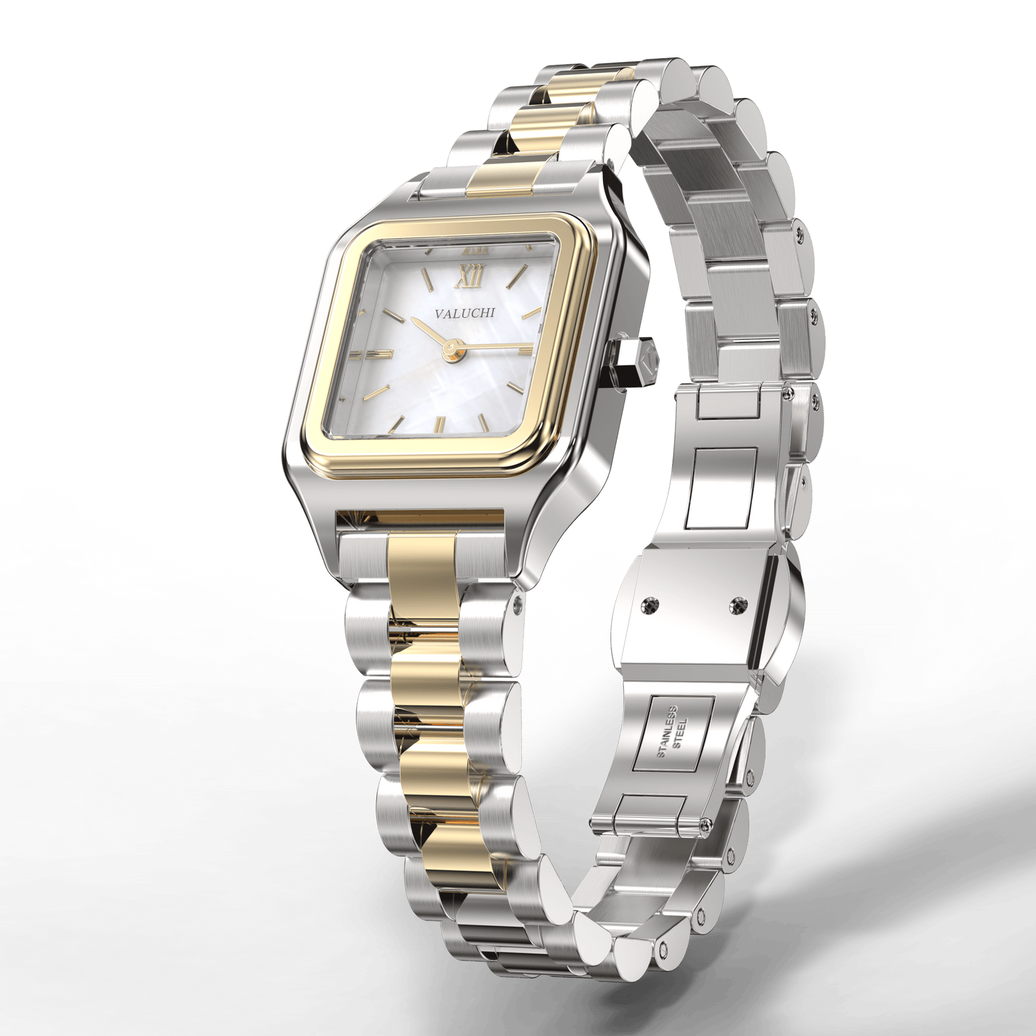 Quadris Watch Bicolor mother of pearl - 21mm - Valuchi