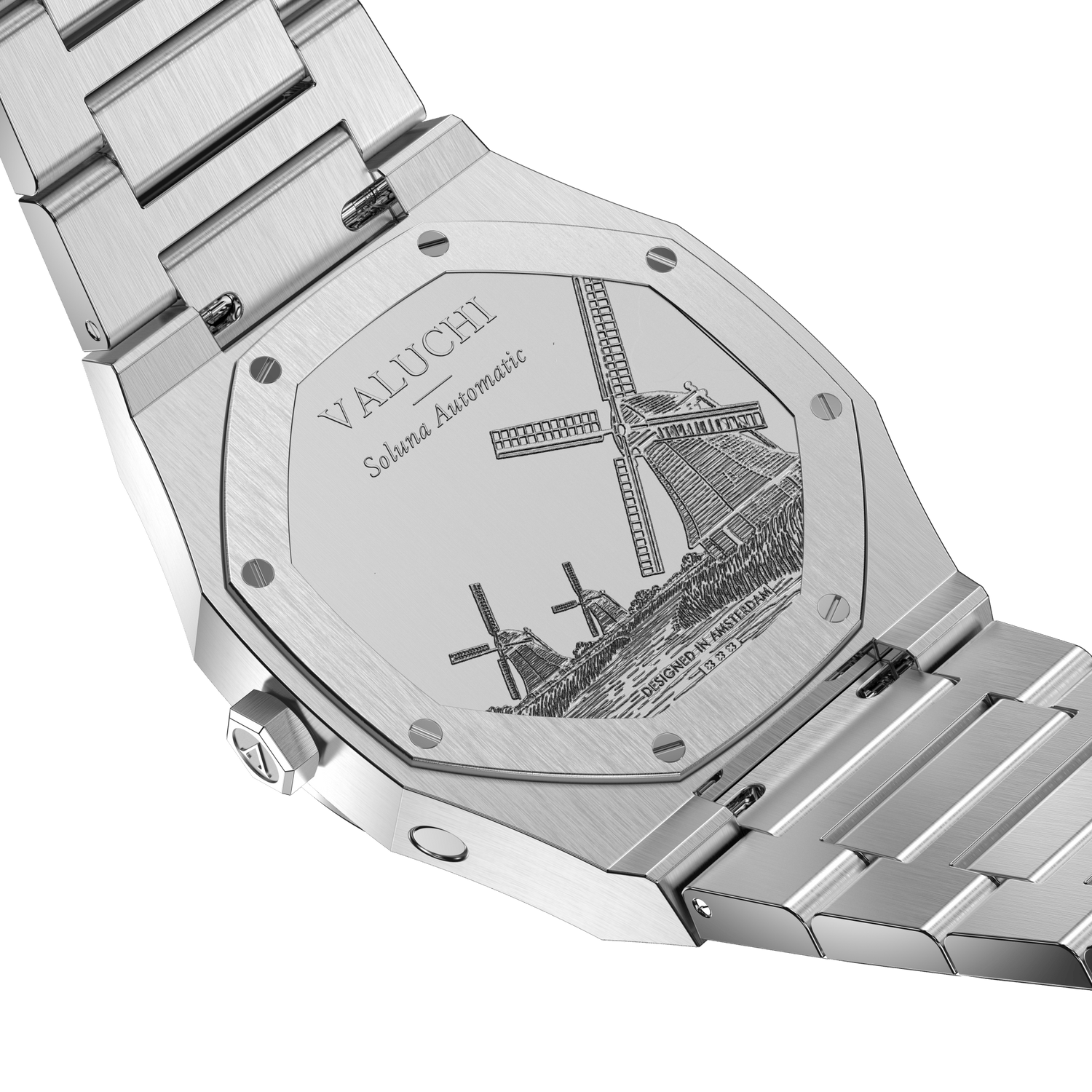 Soluna Automatic Watch - Silver Beige - 38mm - Valuchi