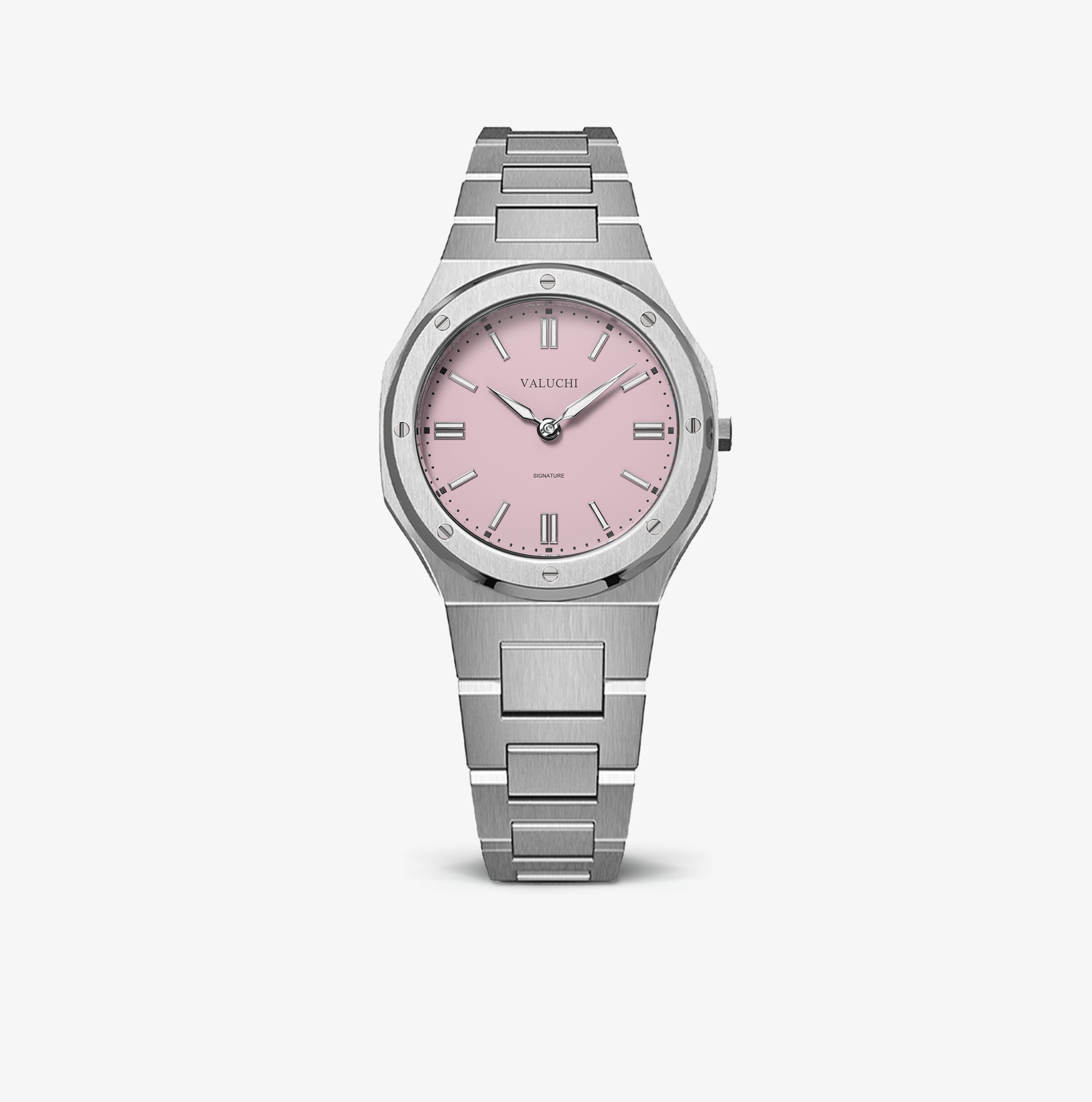 【美品】VALUCHI Rose Gold Black 自動巻き腕時計 オニキス オートマチック自動巻き腕時計｜STONE WATCH
