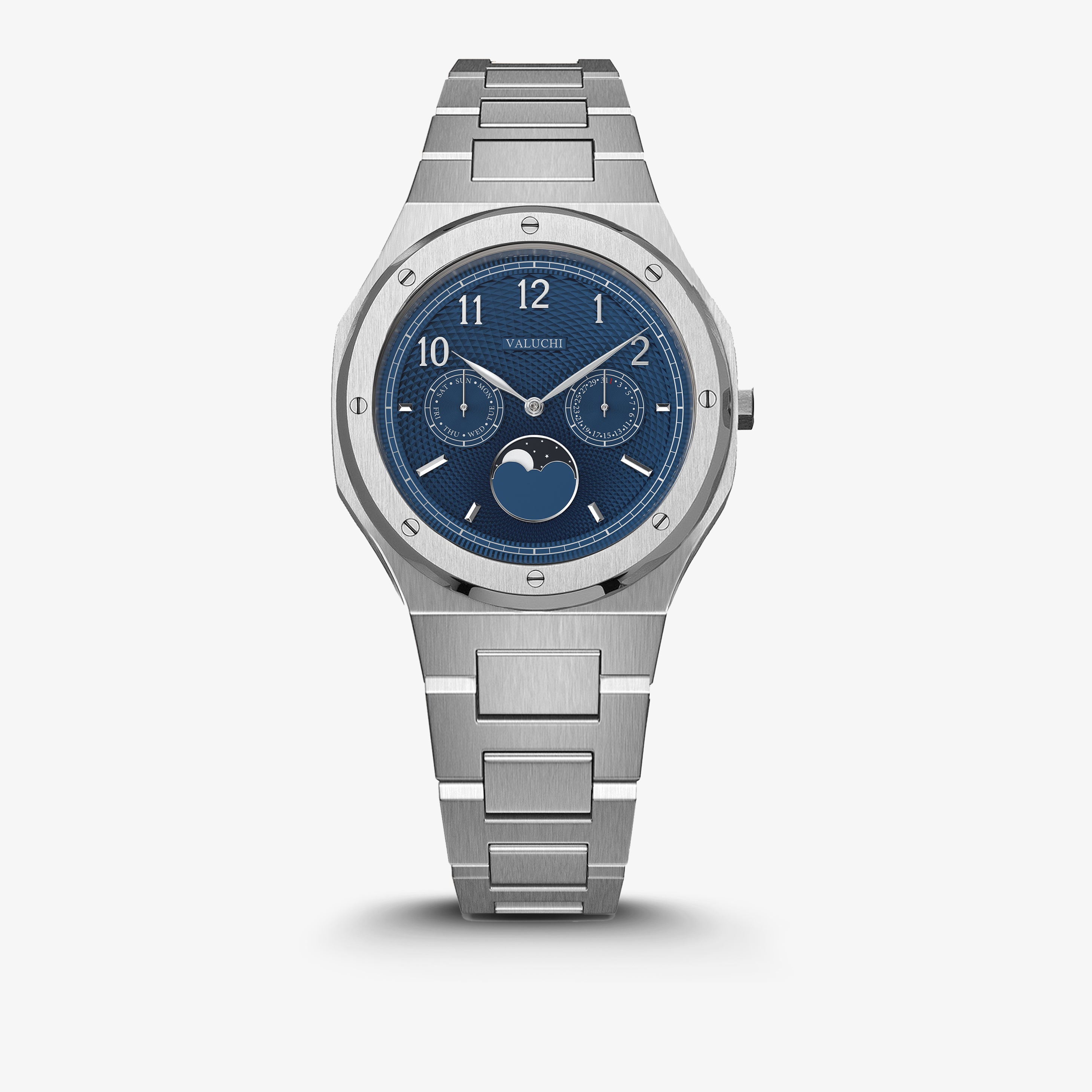 【美品】VALUCHI Rose Gold Black 自動巻き腕時計 Amazon | Valuchi高級ファッションメンズ月カレンダー防水