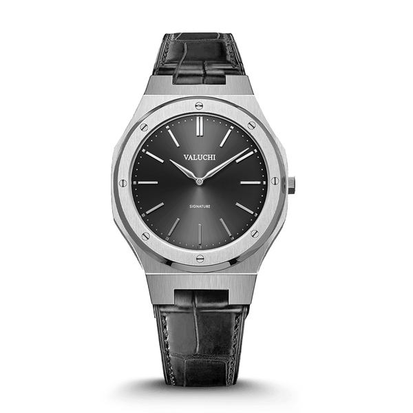 VALUCHI アナログ腕時計 シルバー Blue Dial Date-Master Watch - 40mm – Valuchi
