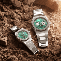 KSA Mosaic men’s and women’s limited-edition watches displayed together