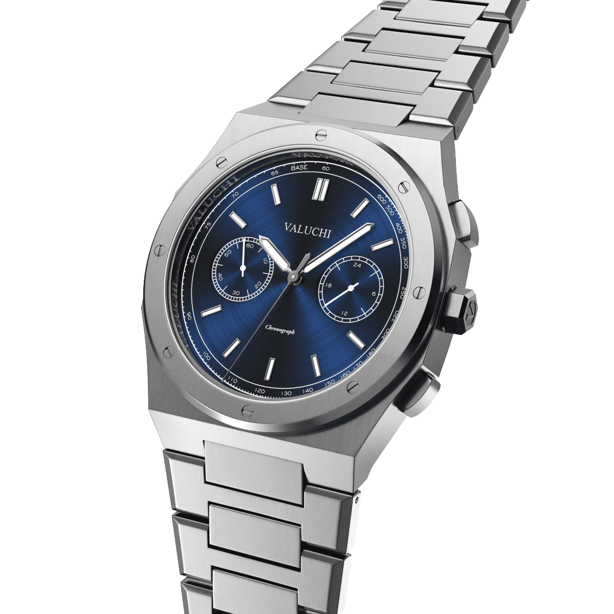 steel watch 3-4 side