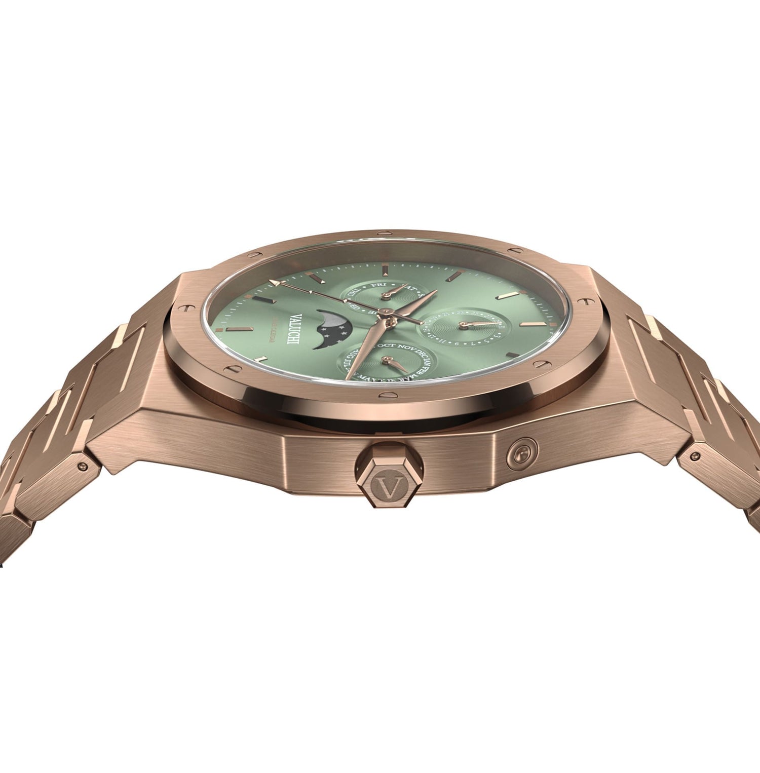 valuchi-rosegold-green-top