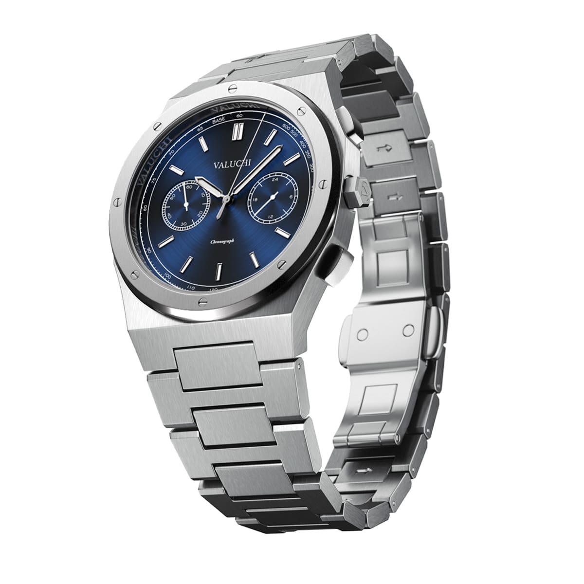 Vacheron Constantin Overseas Blue Dial Chronograph Mens Watch